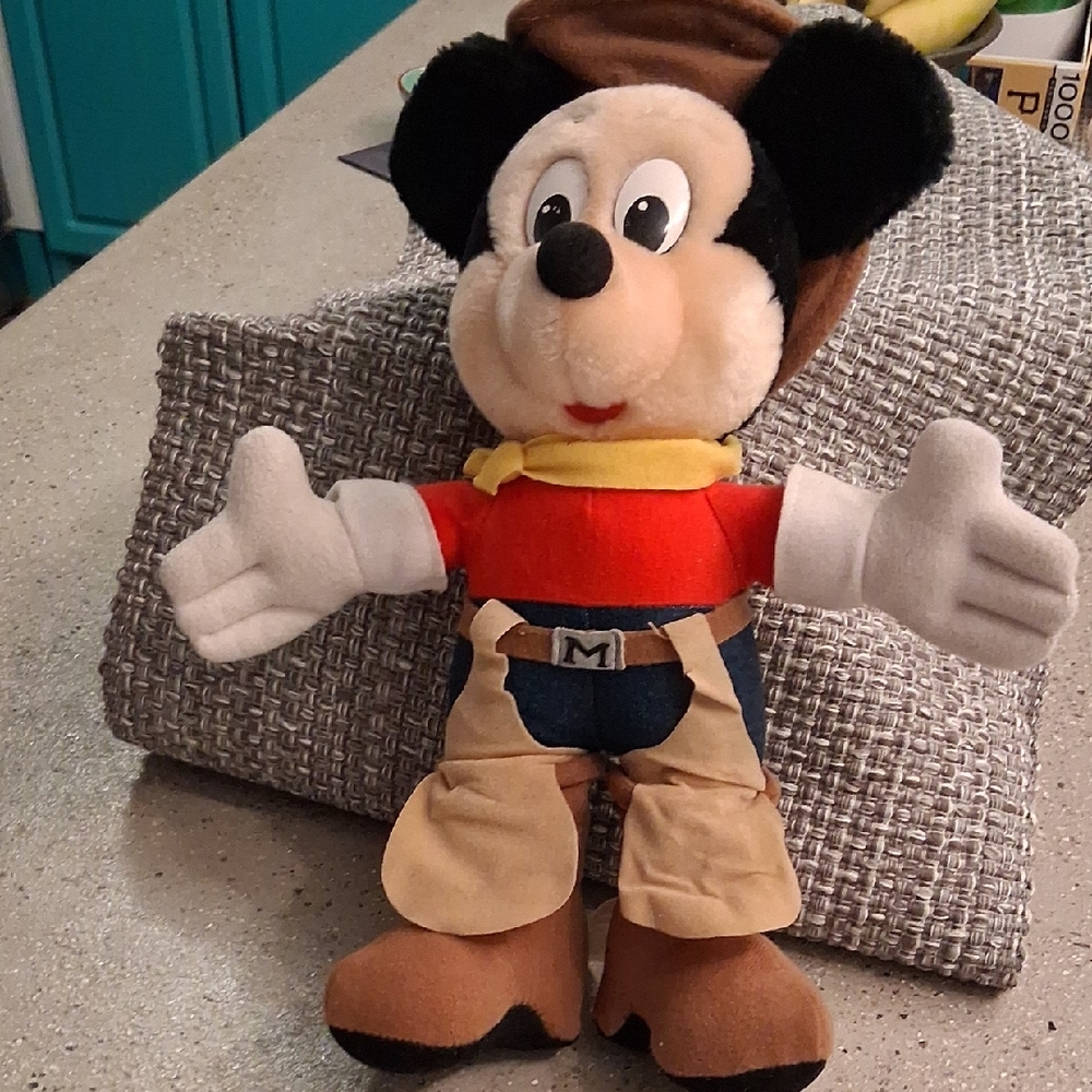 Cowboy Mickey Mouse Plush Toy